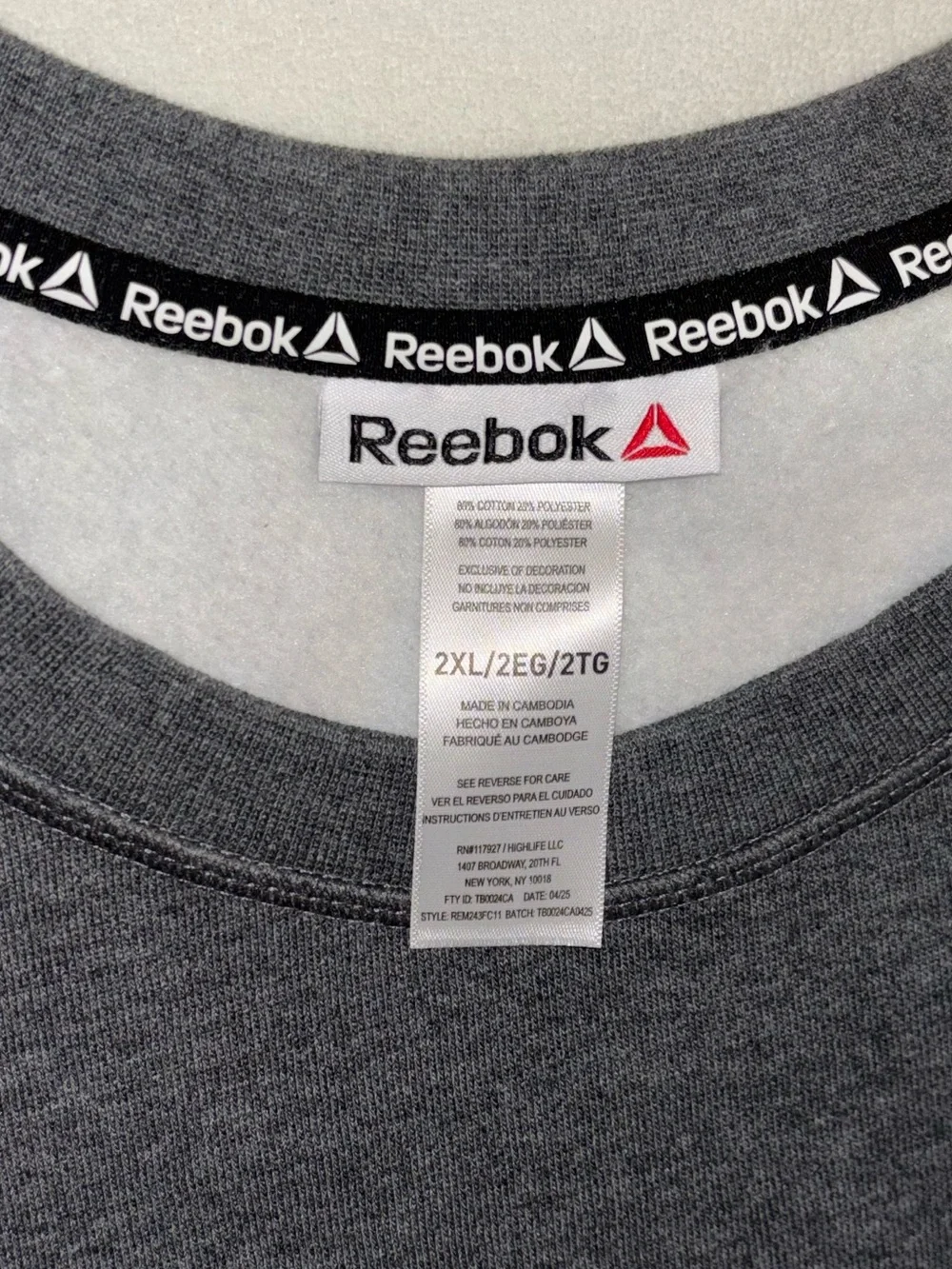 Reebok brand new